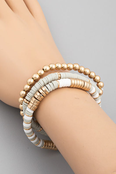 Amika Heshi Bracelet Set - Grey