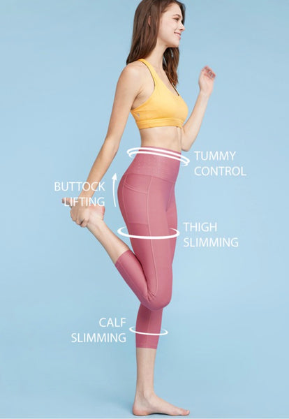 Athletic Power Mesh Capris - SIZE SMALL