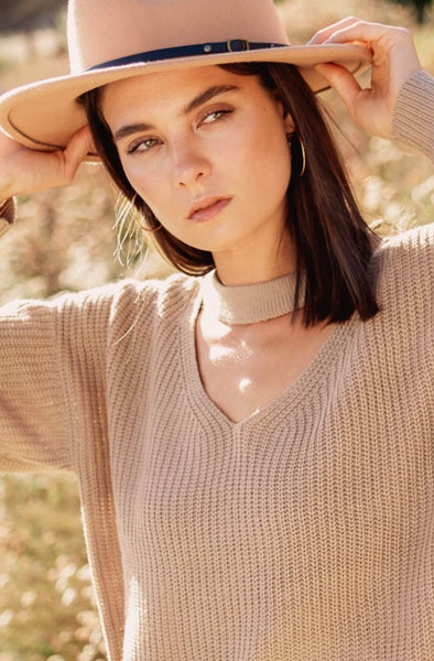 Belle Cutout Sweater - SIZE S/M