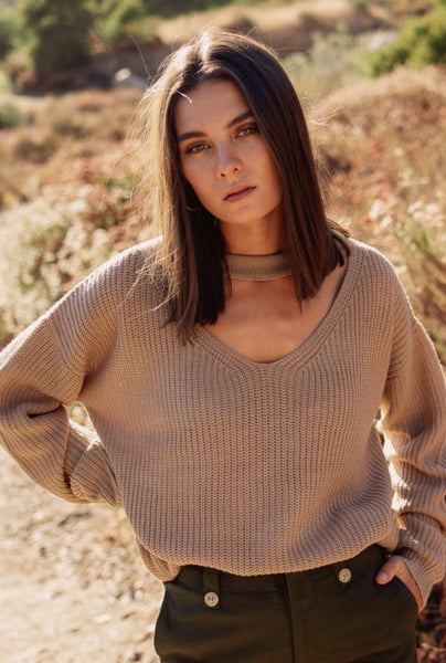 Belle Cutout Sweater - SIZE S/M