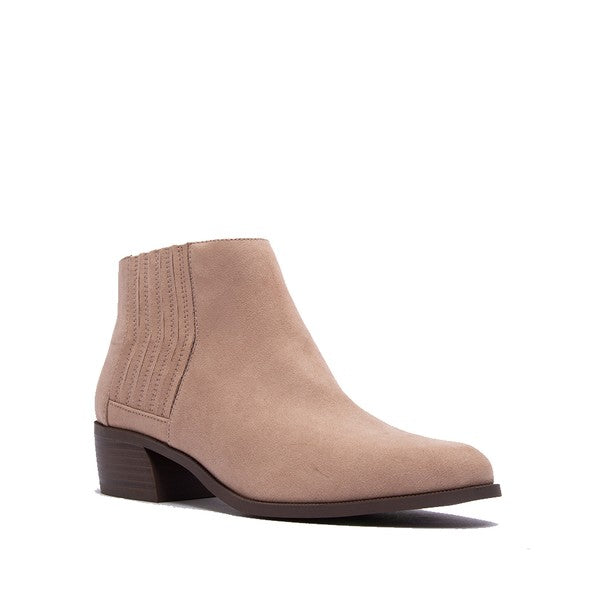 Brecken Short Booties - Taupe