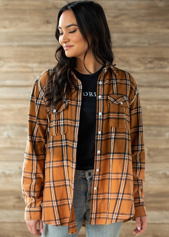Claudia Bleached Flannel - SIZE SMALL