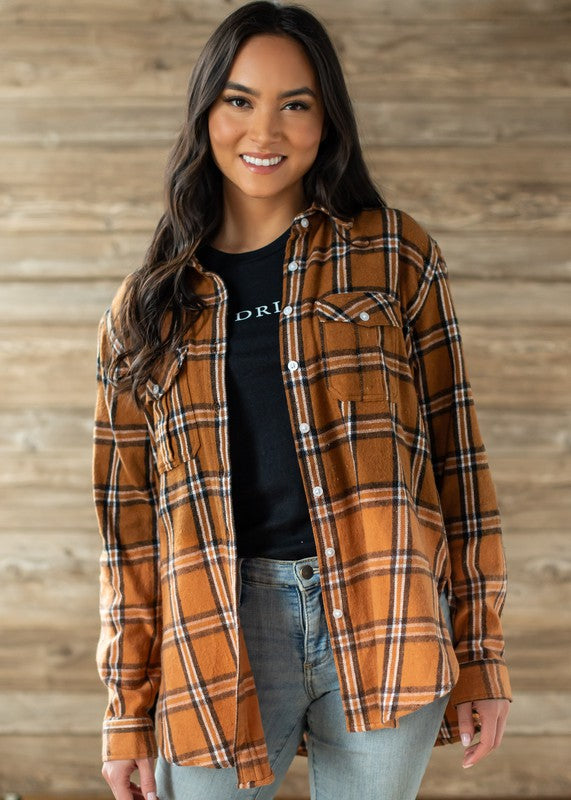 Claudia Bleached Flannel - SIZE SMALL
