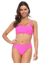 Della Neon Pink Bikini - SIZE SMALL