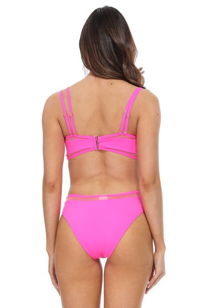 Della Neon Pink Bikini - SIZE SMALL