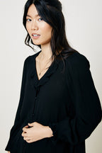 Devyn Ruffle V Neck Blouse