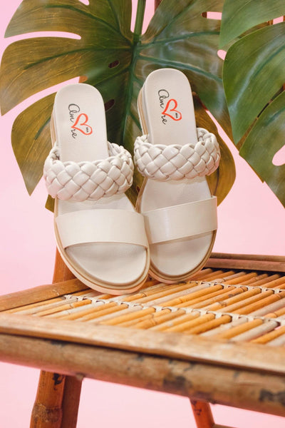 Edina Platform Slide Sandals