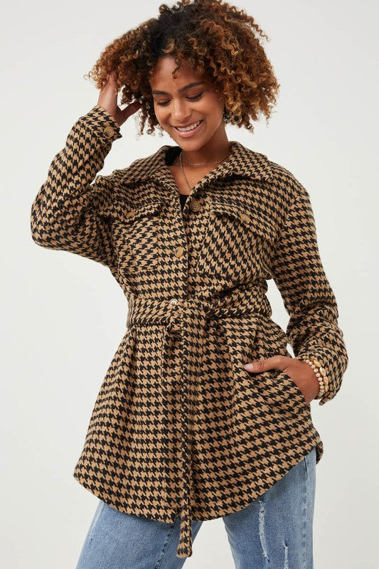 Esme Belted Coat - SIZE LARGE