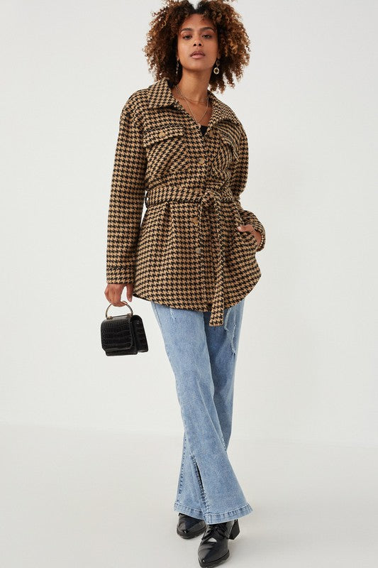 Esme Belted Coat - SIZE LARGE
