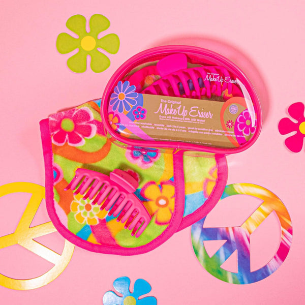 Flower Power Makeup Eraser 3 Piece Beauty Set