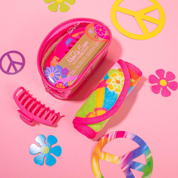 Flower Power Makeup Eraser 3 Piece Beauty Set