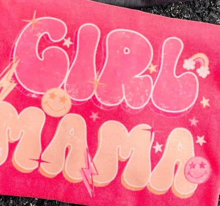 Corrine Comfort Colors Mama Tee - SIZE SMALL - GIRL MAMA