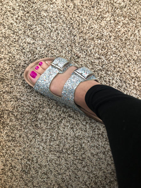 Glam Glitter Birk Sandals