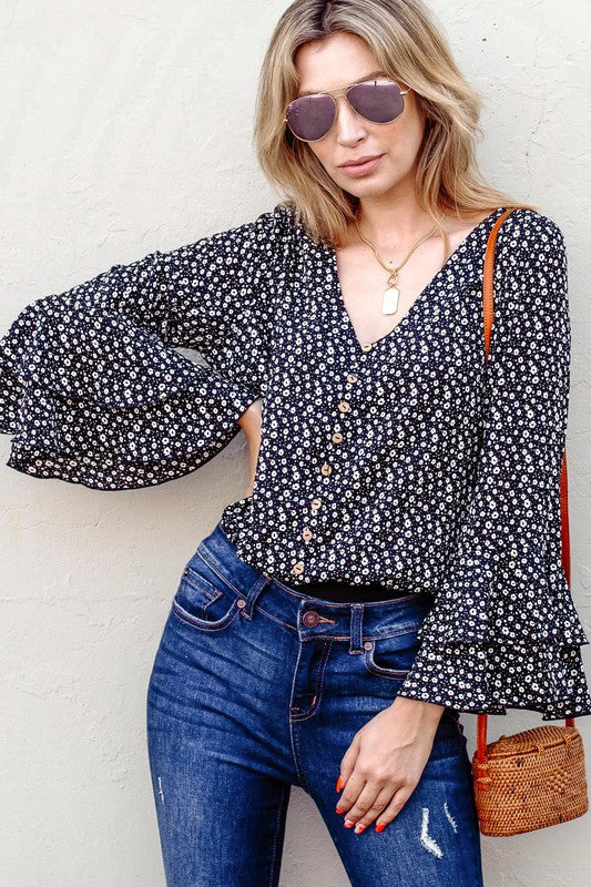 Hannah Floral Bodysuit