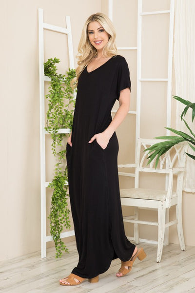 Helena Maxi Dress - Black