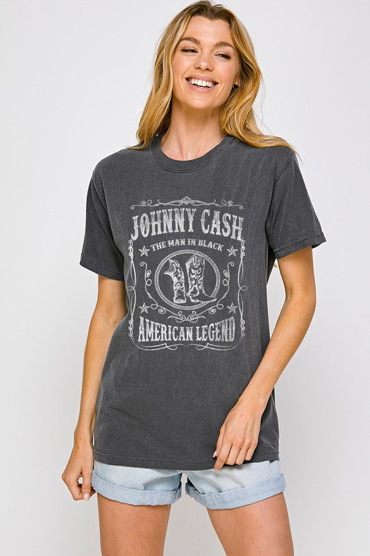 Johnny Cash Graphic Tee - SIZE SMALL