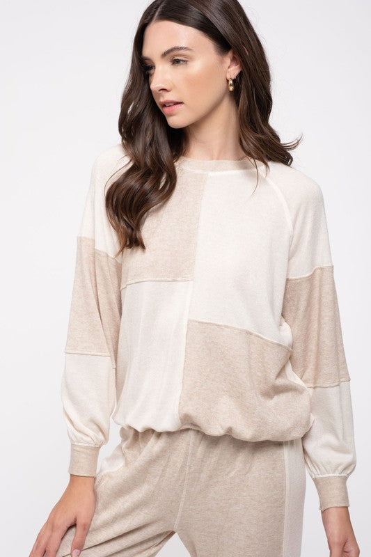 Jamar Two Tone Top - SIZE SMALL