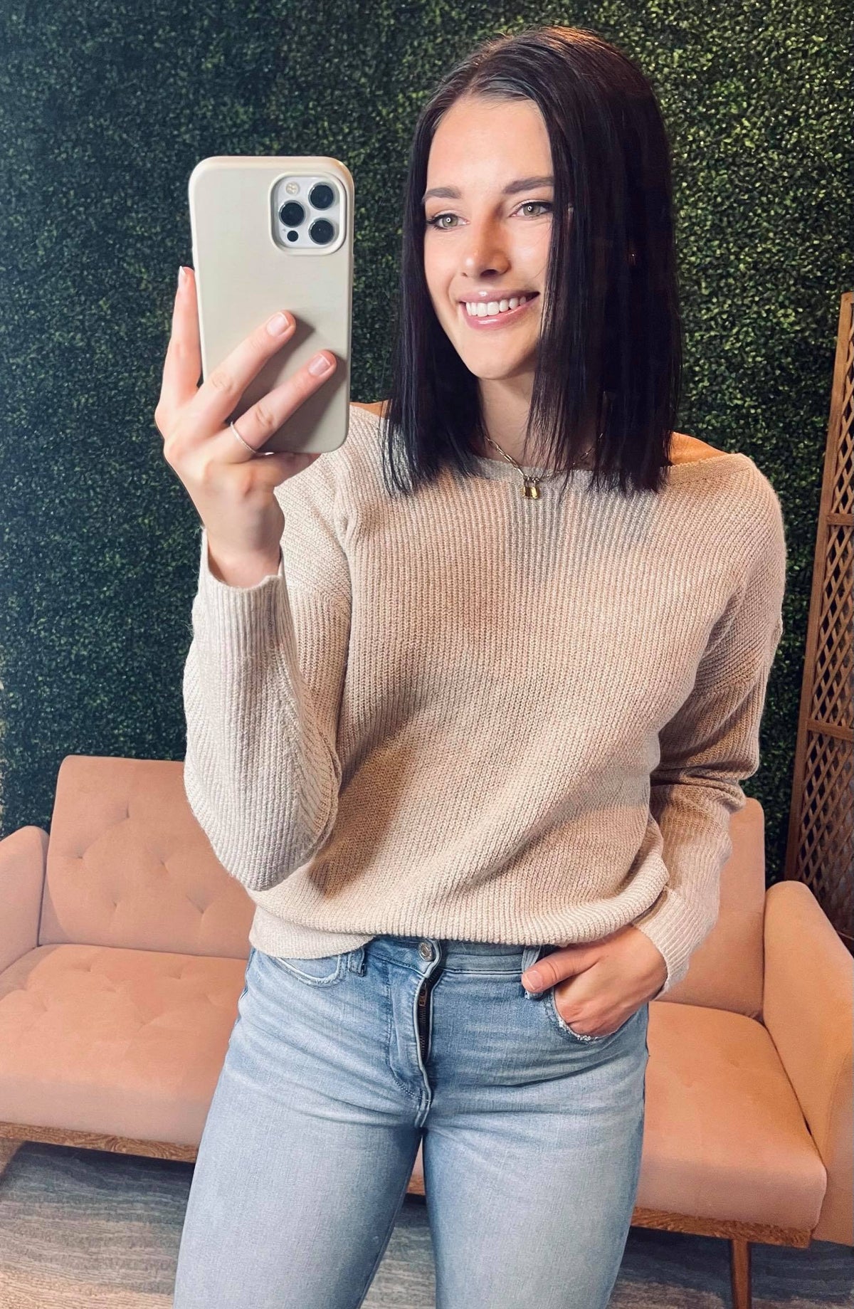 Katy Soft Knit Sweater - SIZE SMALL