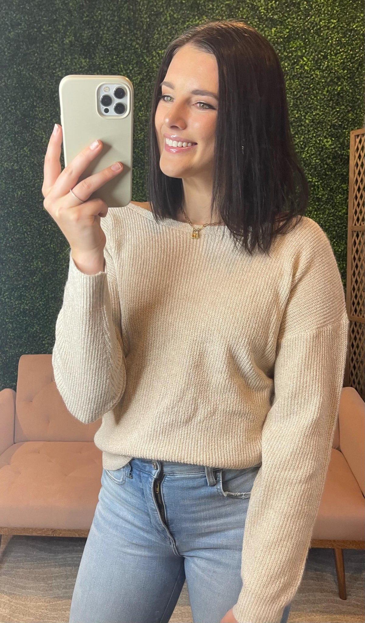 Katy Soft Knit Sweater - SIZE SMALL