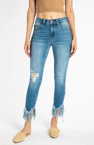 Keelie Bold Fringe KanCan Jeans - SIZE 1/24
