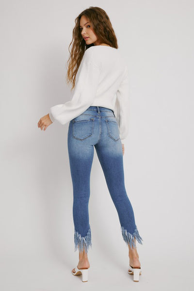 Keelie Bold Fringe KanCan Jeans - SIZE 1/24
