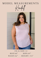 I Can Love You Better Lace Tank in Taupe - SIZE 1XL