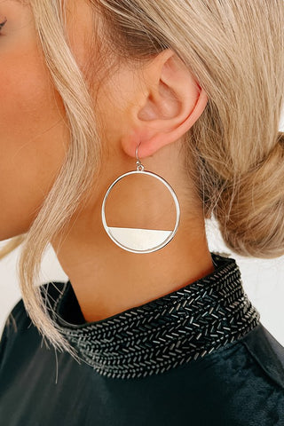Kennedy Hoop Earrings - Silver