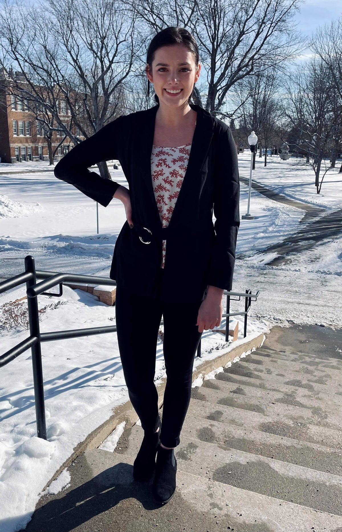 Layne Belted Blazer - SIZE SMALL