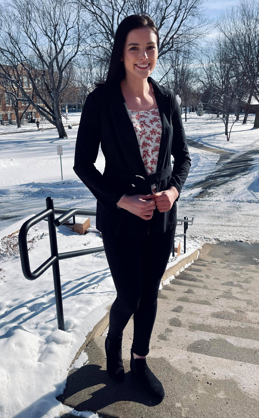 Layne Belted Blazer - SIZE SMALL
