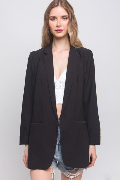 Margot Oversized Blazer - Black