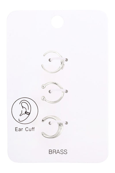 Marina Ear Cuff - Silver