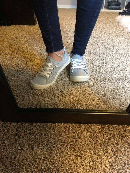 McKenna Sneaker Flats Grey - SIZE 6.5