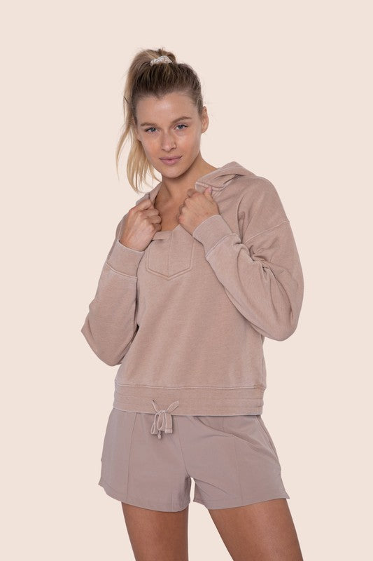Mimi Burnout Hoodie - SIZE SMALL