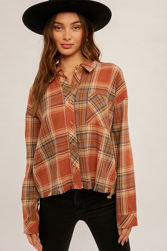 Rilynn Plaid Button Up