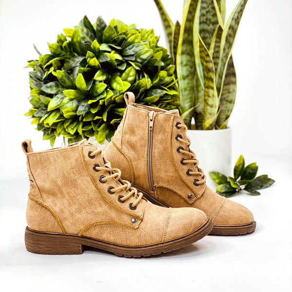 Stevi Lace-Up Booties