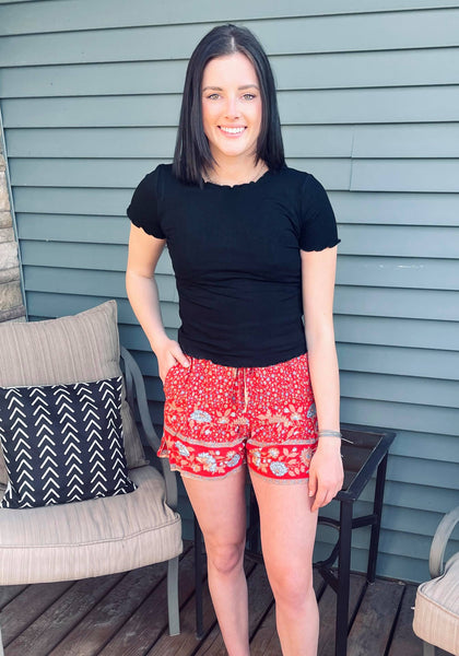 Thea Dainty Floral Shorts