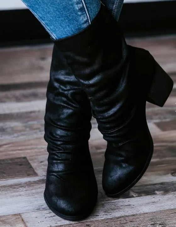 Venice Slouchy Bootie - Black