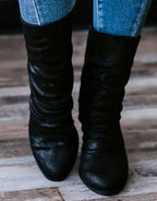 Venice Slouchy Bootie - Black