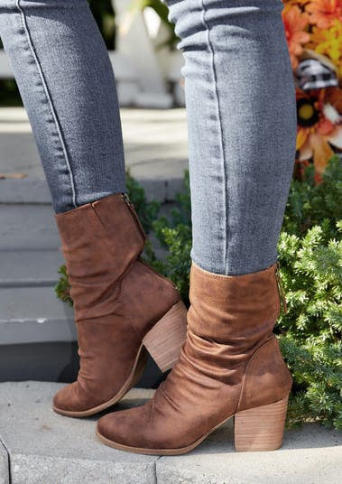 Venice Slouchy Bootie - Tan