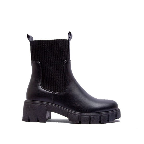 Wren Sock Bootie - Black - SIZE 6