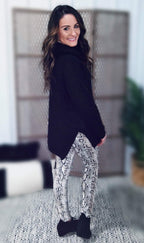 Stay Sassy Snake Print Leggings - SIZE SMALL