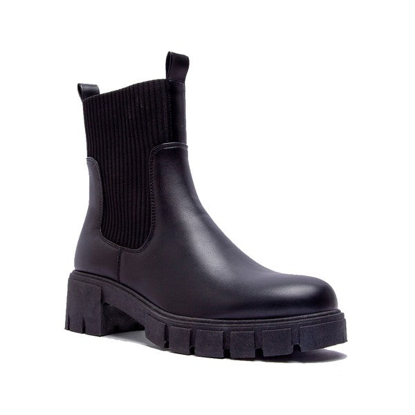 Wren Sock Bootie - Black - SIZE 6