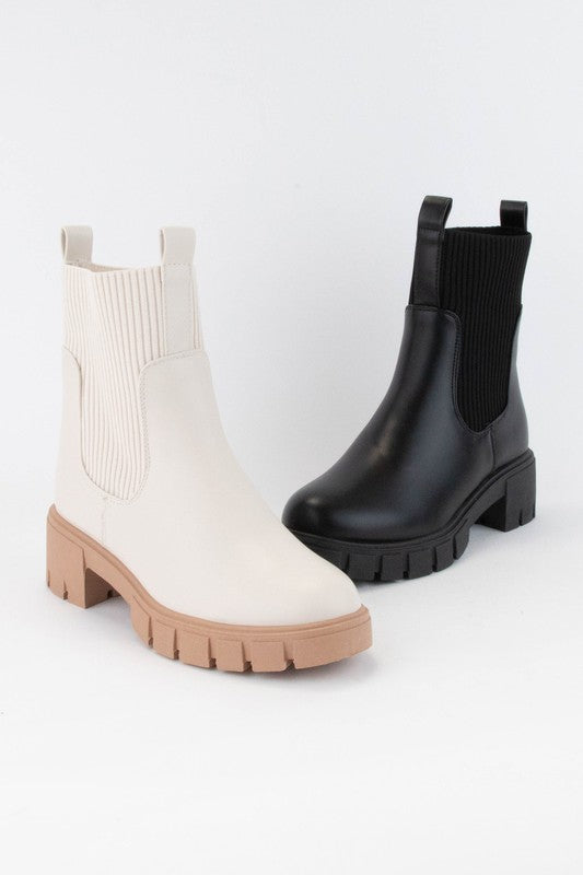 Wren Sock Bootie - Black - SIZE 6